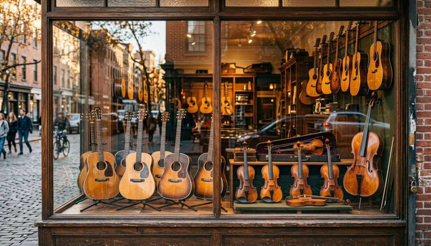 Derrière la vitrine : confidences sur l’art d’attirer les passionnés d’instruments